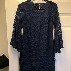 Navy blue dress